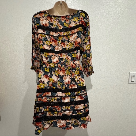 Anthropologie Holding Horses Forica Garden Floral Mini Dress XS - Picture 7 of 9